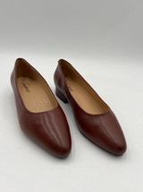 Trotters Women&#39;s Flats, Color Brown Toffee Leather, Size 6.5 Wide - £15.54 GBP