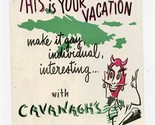 Cavanagh&#39;s Brochure St Thomas US Virgin Islands Devil and Angels 1950&#39;s - $27.72