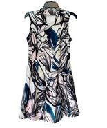 H&amp;M Womens Size 8 Abstract Print Fit &amp; Flare Side Pockets Sleeveless Dress - $20.53 CAD