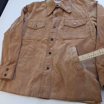 Kentfield Quality Fashion 4-Pockets Snap Button Tan Men's Jacket Size Medium image 6