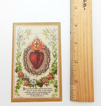 Holy Card Sacred Heart –Pack of 10 – 2.75 x 4.25&quot; –Vintage Holy Card Reprint - £4.18 GBP