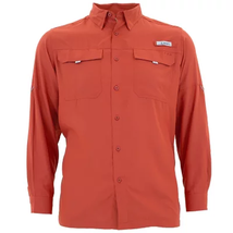 Habit Men&#39;s UPF 40+ Long-Sleeve Fishing Shirt, Choose Color - $31.97+