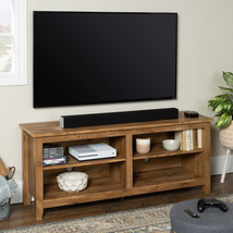 Wood TV Stand Media Console Table Entertainment Center Shelves TVs Up To 64&quot; - £147.08 GBP