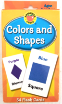 COLORS AND SHAPES FLASH CARDS by Bendon 54 Count Learning Educational Deck - £6.63 GBP