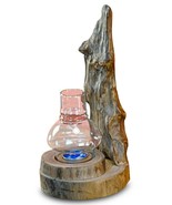 Windlight Wood Root Wood Terrace Garden Lamp Decoration from Teak with G... - $771.29 MXN