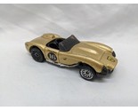 Hot Wheels 1990 Gold Ferrari Classic Racer 16 Toy Car 2 3/4&quot; - $13.86