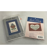 Just a note cross stitch greeting card kits heart shape counted cross st... - $26.96 CAD