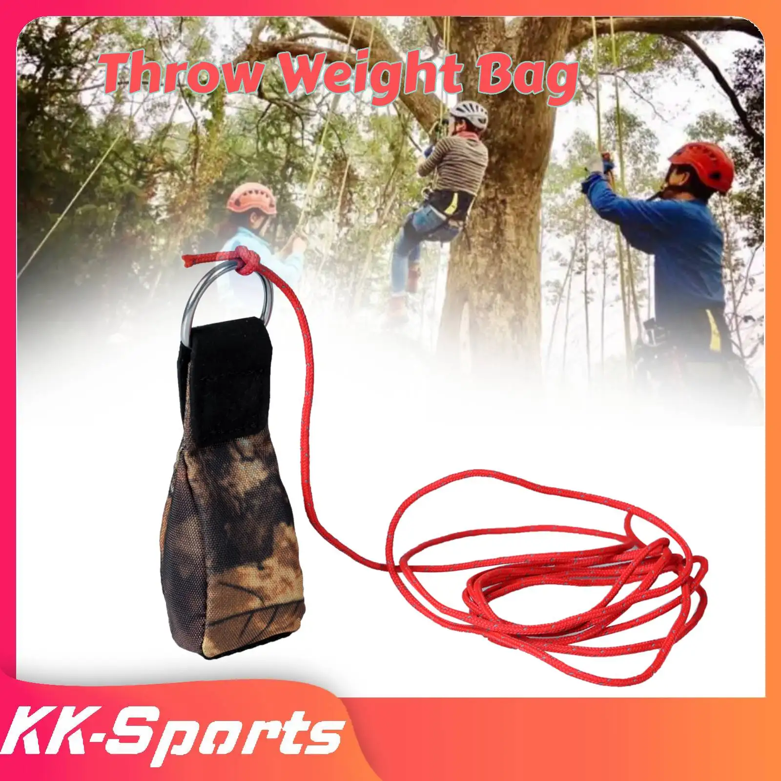 Outdoor Climbing Tree Arborist Throw Weight Bag Multipurpose Camo Rigging - £12.95 GBP+