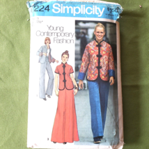 Simplicity Pattern 7224 Misses Size 10 Jacket Skirt Pants Cut Complete - $7.91