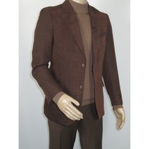 Men's Zacchi Sport Coat Patch Elbow Chenille Velveteen Bryan Cognac 74527 image 2