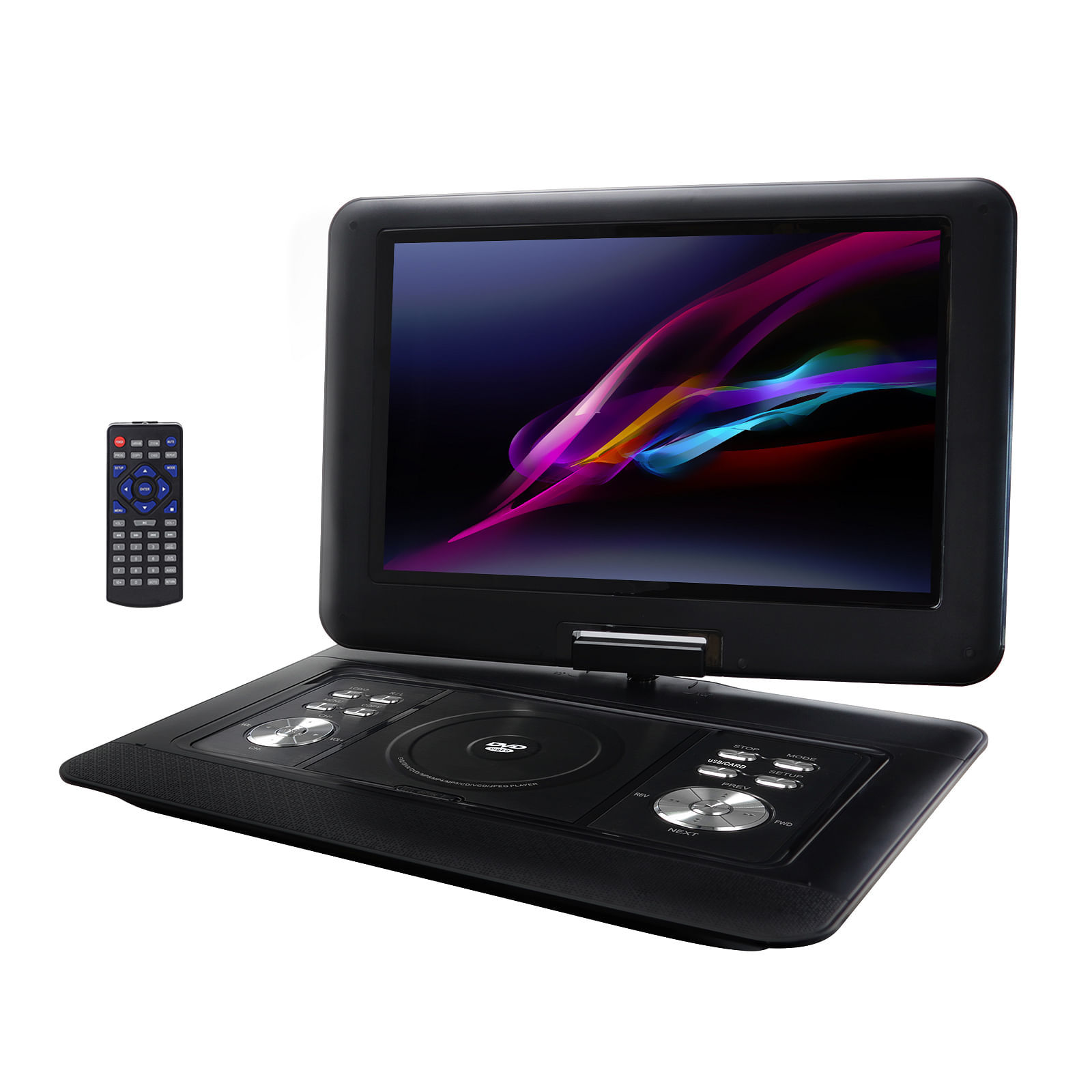 Trexonic 14.1&quot; Portable DVD Player with TFT-LCD Screen and USB/SD/AV Inputs - $90.99