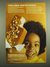 1972 Sugar Information Advertisement - Kids, sugar and psychology - $18.49