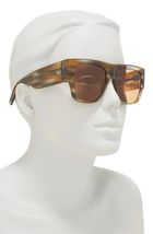 Celine CL40056i 55E Light Havana/Brown 53mm Square Women&#39;s Sunglasses - £238.94 GBP