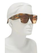 Celine CL40056i 55E Light Havana/Brown 53mm Square Women&#39;s Sunglasses - £239.50 GBP