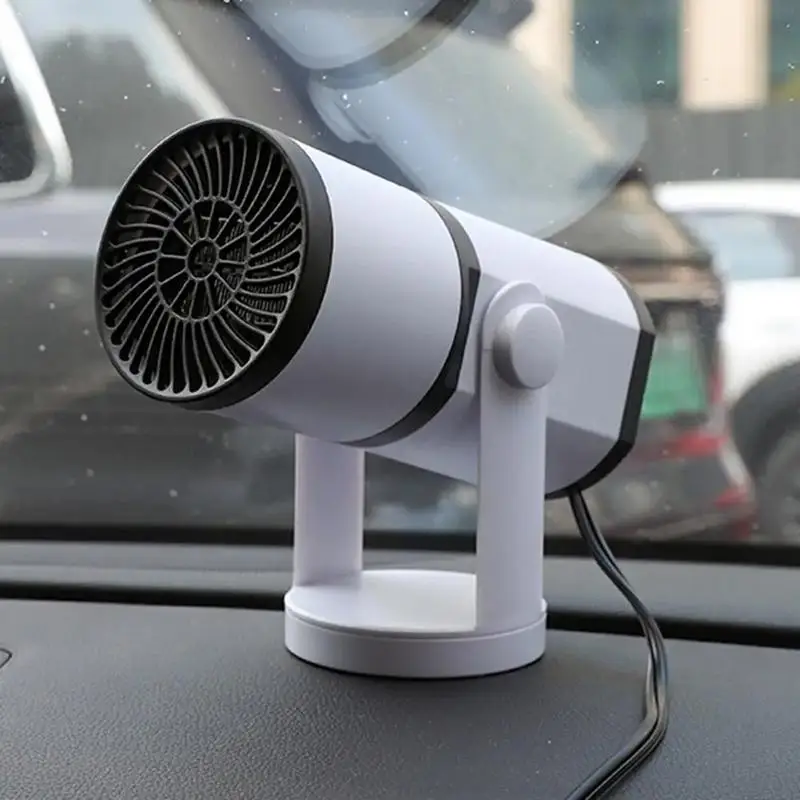 New 12/24V Car Heater 2 In 1 Portable Car Heater Heating Cooling Fan With 360 - £7.01 GBP+
