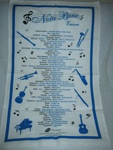 Nota Bene Encore Cotton Tea Towel Music Notables - $9.71