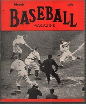 Baseball Magazine 3/1939-Bobby Doerr-Honus Wagner-MLB-pix-info-FN - £97.47 GBP