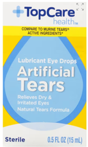 TopCare Health Artificial Tears Lubricant Eye Drops 0.5 oz EXP 02/2027 - $9.89