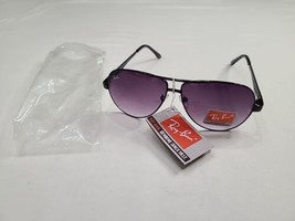 Ray Ban RB-2148 Black Aviator Sunglasses 56 14 135 - £93.39 GBP