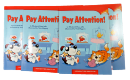 6 Book Lot Pay Attention! by Elizabeth Dana Jaffe-Level K Guided Reading - $9.39