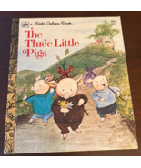 Little Golden Book The Three Little Pigs Hardee&#39;s 1979 Edition 8 x 6.75 in. - €12,89 EUR