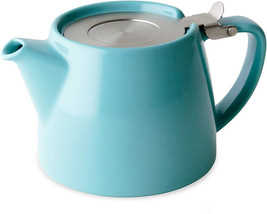 FORLIFE - Stump Turquoise Teapot with infuser - Ceramic teapot 13.52oz / 400ml - £32.03 GBP