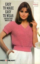 Easy To Make Easy To Wear - Coats and Clark - #302 - Knitting Pamphlet - 1982 - £8.79 GBP