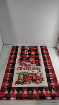Christmas table runner plaid 12.5&quot;x72&quot; - $9.41