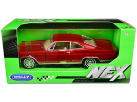 1965 Chevrolet Impala SS 396 Red Metallic &quot;NEX Models&quot; 1/24 Diecast Model Car... - £29.24 GBP