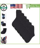 Comfortable Cotton Crew Socks for Little Kids - 6 Pack, Perfect for School - $39.86 CAD