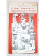 Overlock serger optional feet set 6 pieces sewing machine beading part A... - $23.76