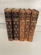 The Work of William Shakespeare, Stevenson, Ibsen, Alphonse Daudet HC Book 4-Lot - £73.78 GBP