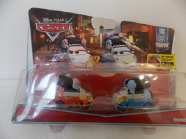 Disney Pixar Cars 2pk Diecast Okuni &amp; Shigeko Diecast Cars  - £11.81 GBP