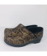 Sanita Clogs Professional Nursing Shoes Slip On Brown Floral Womens 36 /... - £23.71 GBP