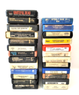 Lot of 25 8-Track Classic Rock Tapes The Dead Beatles Rush Clapton Pink ... - €85,04 EUR