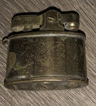 Vintage Japan Made Brass Cigarette Lighter 1 1/4&quot; x 1 1/4&quot; - $12.45