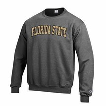 NCAA Florida State Seminoles Men&#39;s Crew Neck Sweat Shirt, Small, Gray - £16.29 GBP