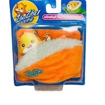 Zhu Zhu Pets Orange Hamster 1 Bed & 1 Blanket accessory - $4.94