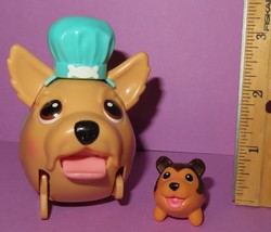 Chubby Puppies Puppy Spin Master Yorkshire Terrier Lot Dog Mom and Baby Set - £15.75 GBP