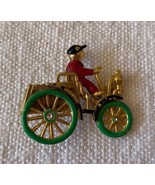 ⭕VTG, Art Deco, brooch, pin, enameled, hand painted, 3cm high, never used - $18.97 CAD