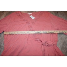 Womens Pink Wrap Top Shirt Size XXL Maurices New - £14.07 GBP