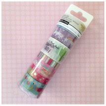 Washi Tape Tube Set - Unicorn Ice Cream Rainbow Pink - £22.80 GBP