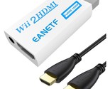 Wii To Hdmi Converter, Wii To Hdmi 1080P With 5Ft High Speed Hdmi Cable ... - $12.99