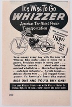 1948 Whizzer Motor Bike Advertisement Vintage Transportation Motorcycle ... - $374.75 MXN