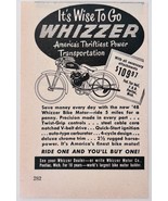 1948 Whizzer Motor Bike Advertisement Vintage Transportation Motorcycle ... - $19.99