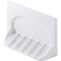 White Porcelain Soap Holder Tile-in Mount - £21.15 GBP