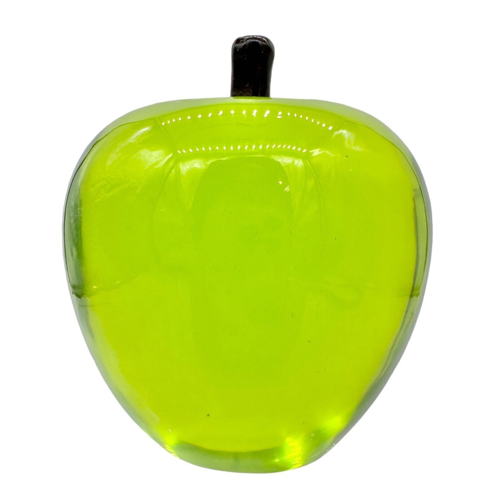 Primary image for PMA Museum Store Vintage Resin Apple 3 inch Green EUC