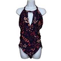 JOYARIA Resort Floral One Piece Swimwear XL Padded Halter Neck - $49.00