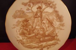 Mark Twain Plate Compatible with Franklin Porcelain Collector Learning to Smoke  - £36.28 GBP