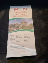 AAA Vancouver Victoria British Columbia Travel Map 12/06-03/09 - £8.53 GBP